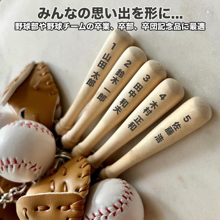 野球ボール 名前入り キーホルダー 少年野球 卒部 卒団 卒業 プレゼント 名入れ 野球キーホルダー 名前入り レーザー刻印 オリジナル刻印 野球