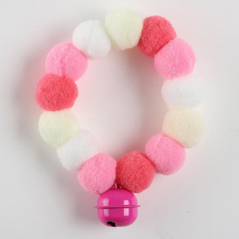 ペット首輪 猫首輪 犬首輪 首輪 ポンポン首輪 犬猫兼用 ハーネス リード 首輪 送料無料 500円 P35 Lingdang Hami Pet 通販 Yahoo ショッピング