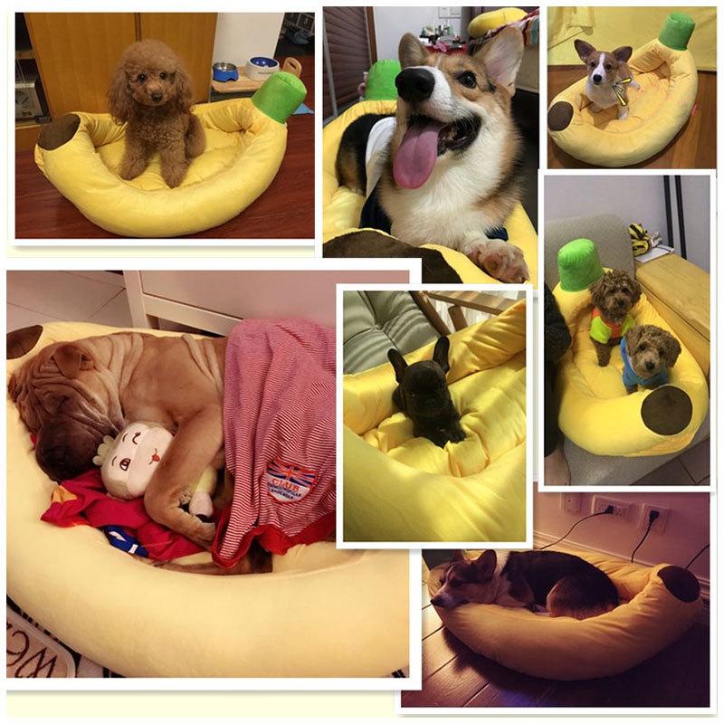 ペットベッド バナナ型ベッド バナナ 犬ベッド ペットベッド 猫用ベッド 犬用ベッド  バナナベット バナナベット犬 バナナベット 猫 Mサイズ 送料無料｜oliveplazaolive｜06