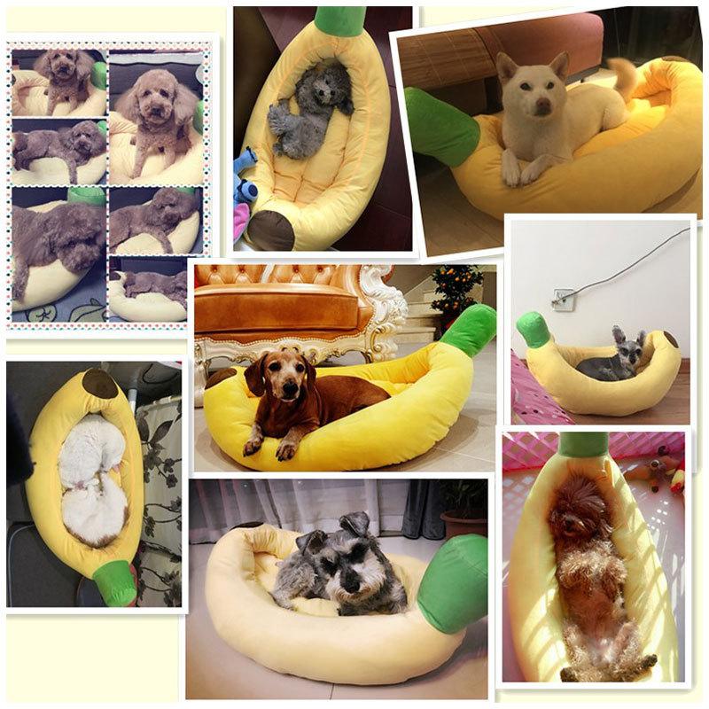 ペットベッド バナナ型ベッド バナナ 犬ベッド ペットベッド 猫用ベッド 犬用ベッド  バナナベット バナナベット犬 バナナベット 猫 Mサイズ 送料無料｜oliveplazaolive｜07