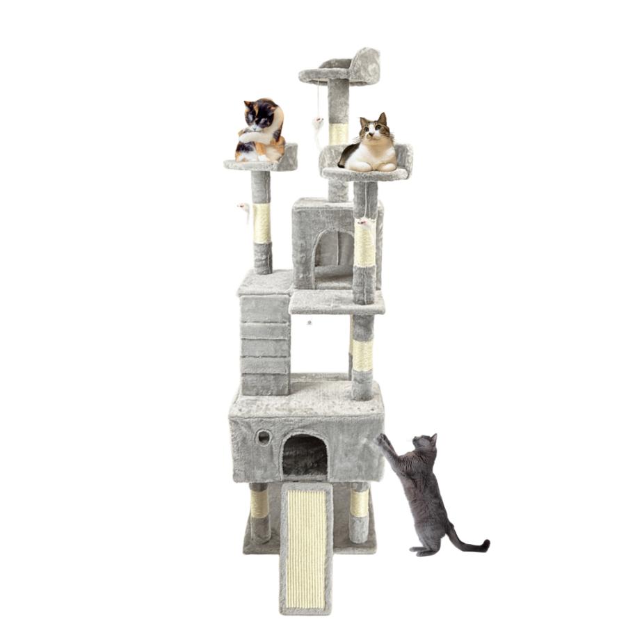 キャットタワー A3 HAMI PET キャットタワー 猫タワー 据え置き キャットツリー 木製 大型