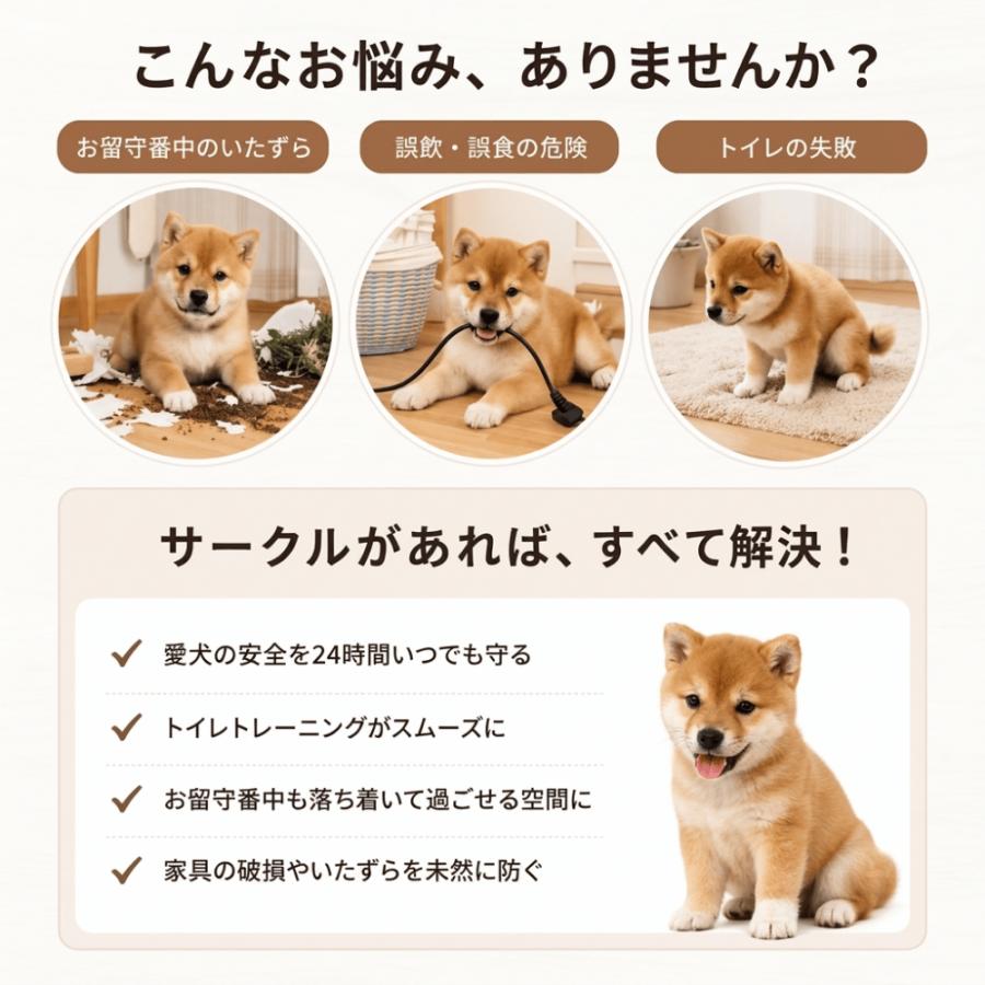 HAMI PET ペット サークル 犬 ケージ スチール トイレ トレイ ロック