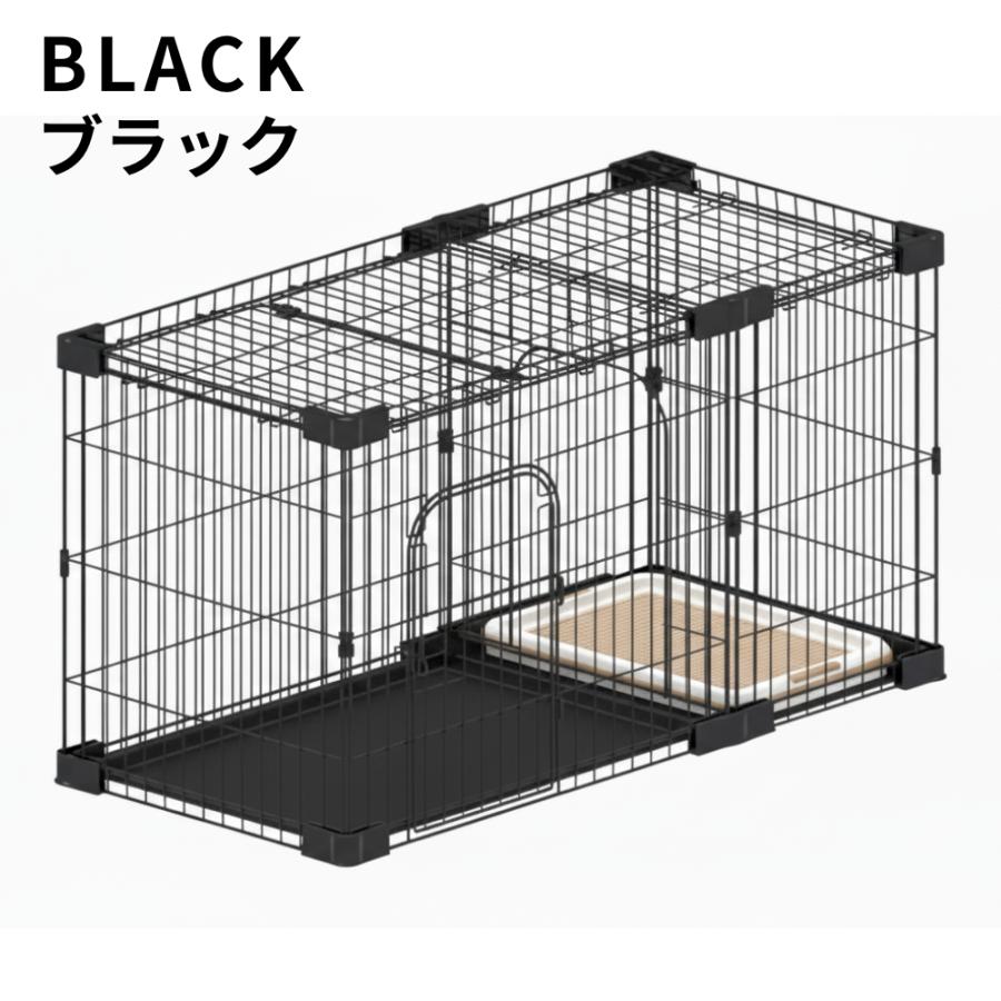 HAMI PET ペット サークル 犬 ケージ スチール トイレ付き ケージ