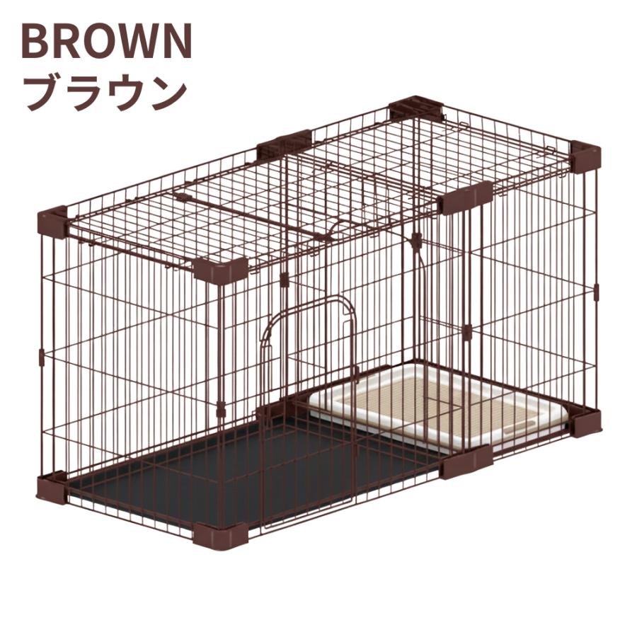 HAMI PET ペット サークル 犬 ケージ スチール トイレ付き ケージ