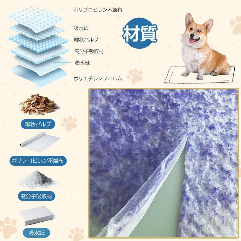 ペットシーツ 薄型 レギュラー トイレシート レギュラー200枚 ワイド100枚 スーパーワイド50枚 ペットシーツ 犬 猫 ペットシート トイレシーツ 2パック 送料無料｜oliveplazaolive｜04