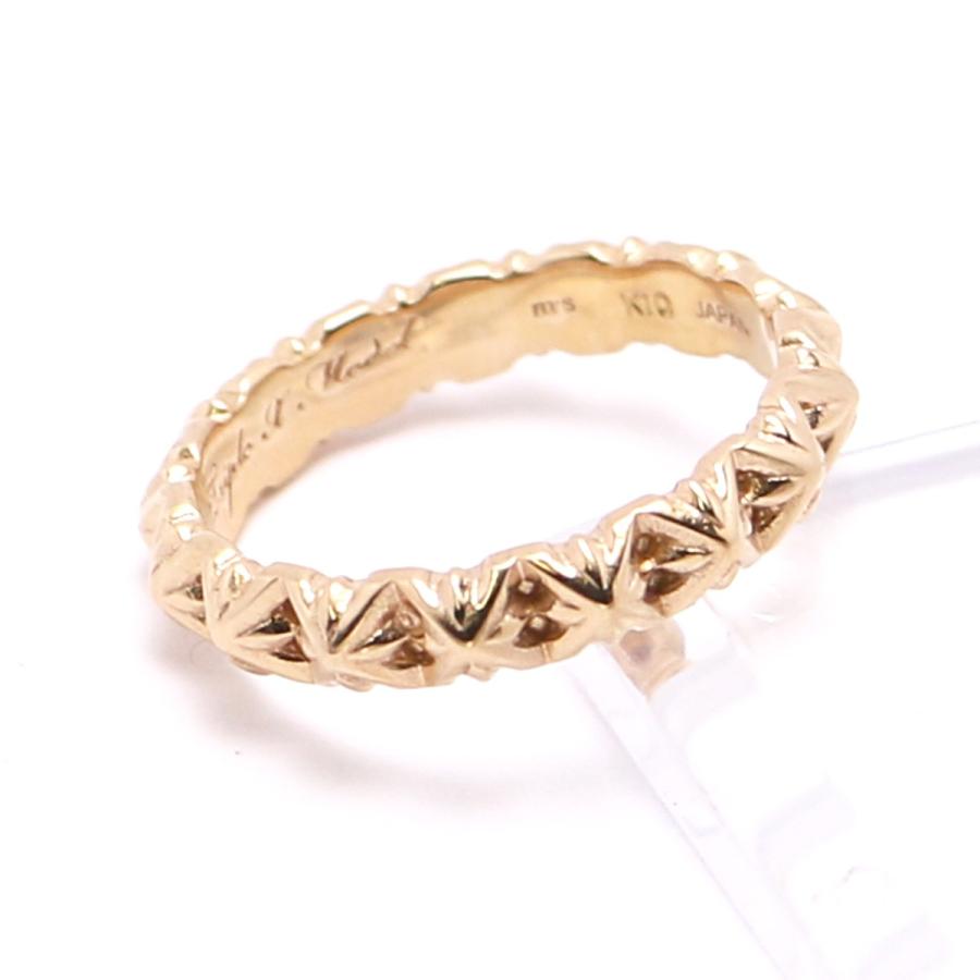 M's collection/エムズコレクション スタッズ ナロー リング K10 30周年記念特別モデル XR-033