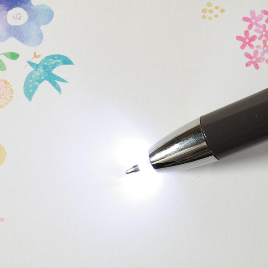 LEDライト付き　ボールペン　ケース入り　ギフト　ペン先が光る |  | 03