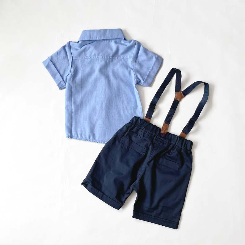 男の子 フォーマル キッズ ベビー サスペンダー 半袖 子供 セットアップ 夏 男児 結婚式 ピアノ発表会 おしゃれ お食い初め |  | 14