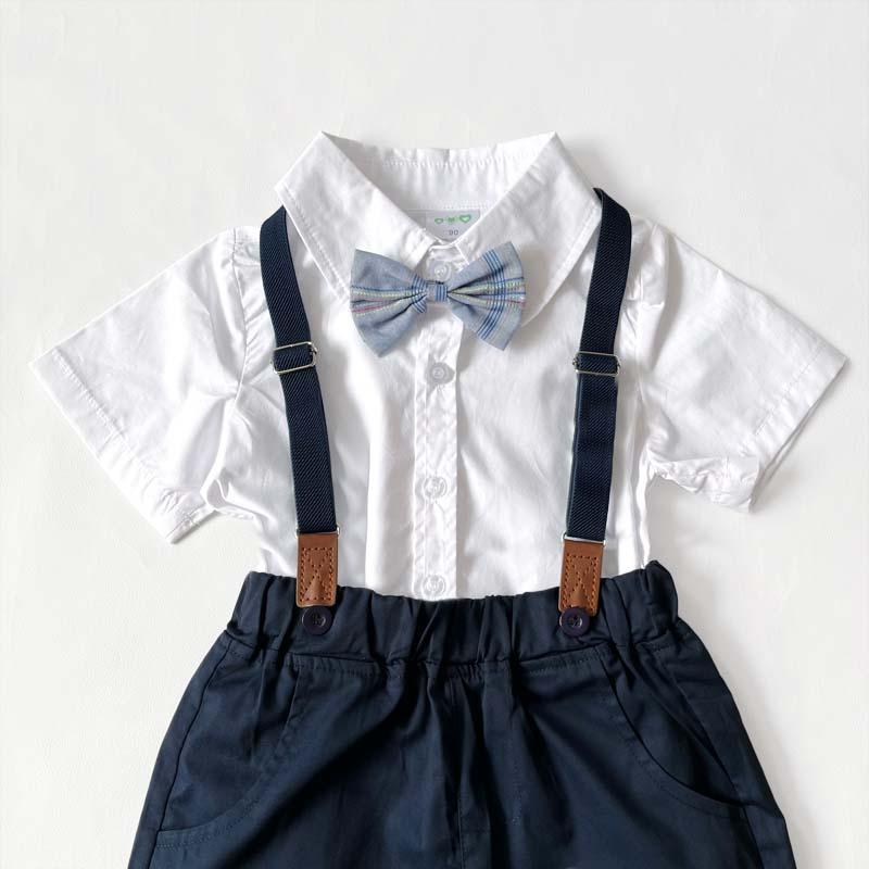 男の子 フォーマル キッズ ベビー サスペンダー 半袖 子供 セットアップ 夏 男児 結婚式 ピアノ発表会 おしゃれ お食い初め |  | 16