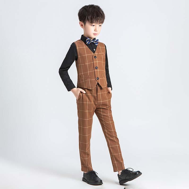 ベージュ×チェック 120 セレモニー 入学 卒園 発表会 フォーマル ベージュ×チェック 120 セレモニー 入学 卒園 発表会 フォーマル