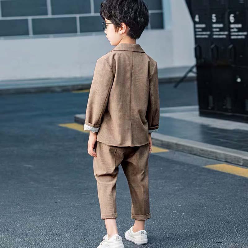 男の子 フォーマル スーツ ジュニア キッズ ベージュ 160 170 卒業式