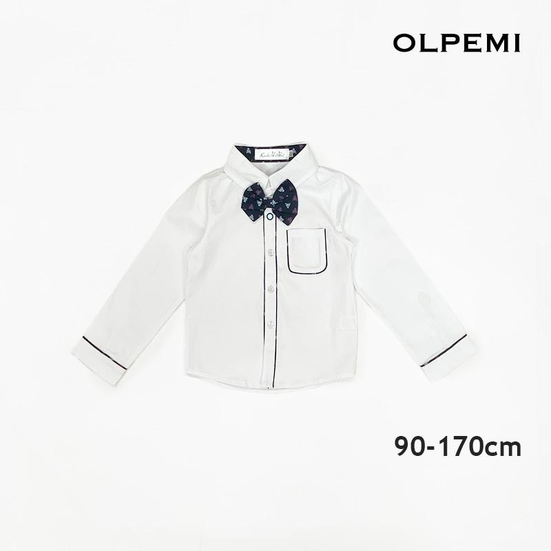 キッズ 男の子 フォーマルシャツ 長袖 ジュニア ワイシャツ 白