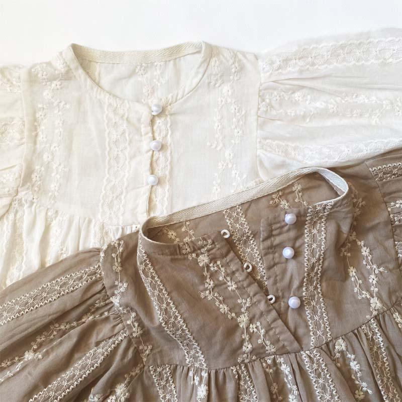 ベビー服 女の子 新生児 おしゃれ 秋 春  ロンパース 長袖 韓国 海外 刺繍 花柄 セレモニー 出産祝い ギフト プレゼント 孫 |  | 18