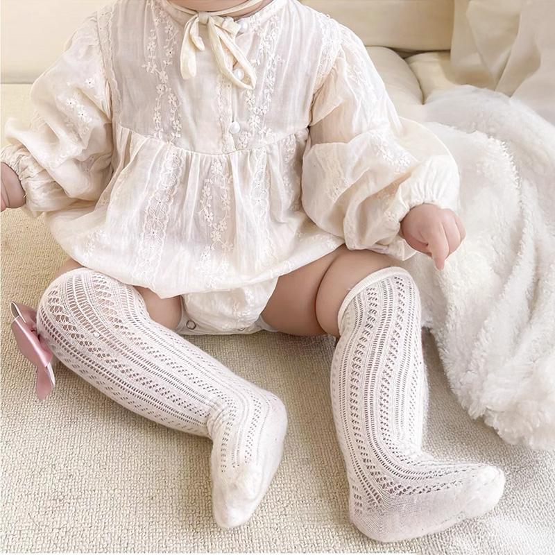 ベビー服 女の子 新生児 おしゃれ 秋 春  ロンパース 長袖 韓国 海外 刺繍 花柄 セレモニー 出産祝い ギフト プレゼント 孫 |  | 08