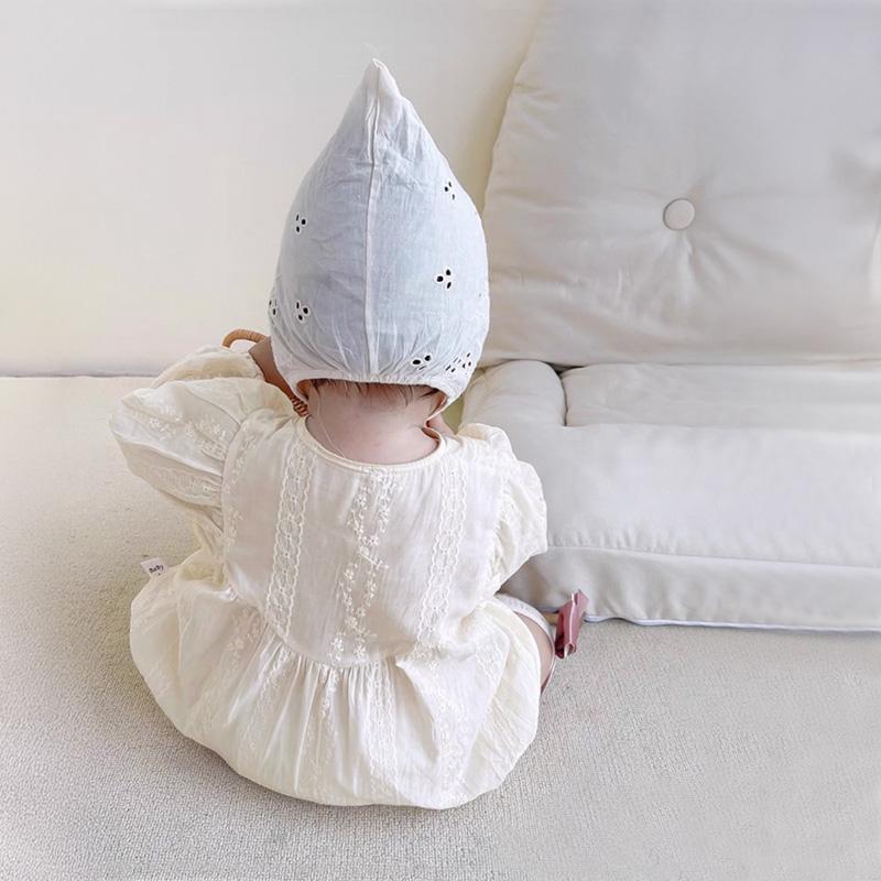 ベビー服 女の子 新生児 おしゃれ 秋 春  ロンパース 長袖 韓国 海外 刺繍 花柄 セレモニー 出産祝い ギフト プレゼント 孫 |  | 07