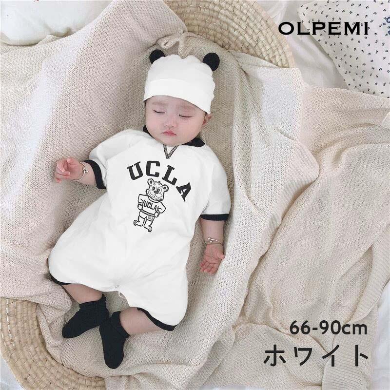 ベビー服 男の子 女の子 新生児 70 80 おしゃれ ロンパース 夏 韓国  