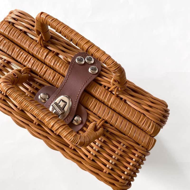 かごバッグ 子供 バスケット トランク 女の子 男の子 キッズ おしゃれ かわいい ナチュラル 韓国 小物入れ かばん 収納雑貨 小物 |  | 11