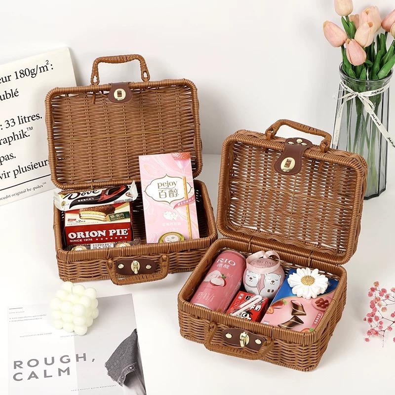 かごバッグ 子供 バスケット トランク 女の子 男の子 キッズ おしゃれ かわいい ナチュラル 韓国 小物入れ かばん 収納雑貨 小物 |  | 06