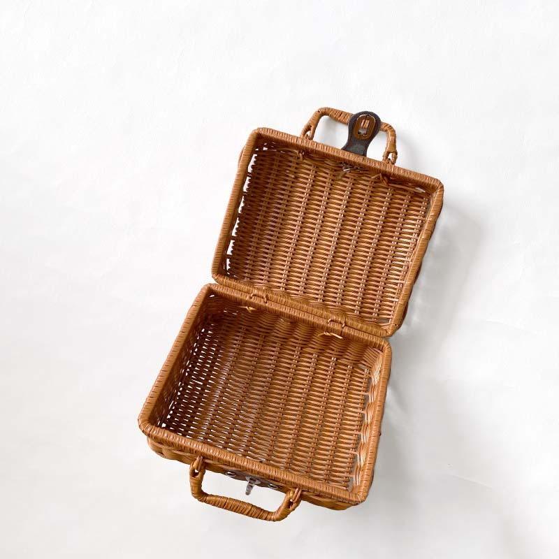 かごバッグ 子供 バスケット トランク 女の子 男の子 キッズ おしゃれ かわいい ナチュラル 韓国 小物入れ かばん 収納雑貨 小物 |  | 08