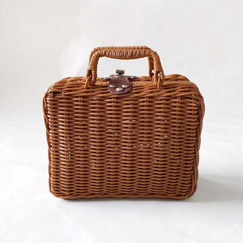 かごバッグ 子供 バスケット トランク 女の子 男の子 キッズ おしゃれ かわいい ナチュラル 韓国 小物入れ かばん 収納雑貨 小物 |  | 09