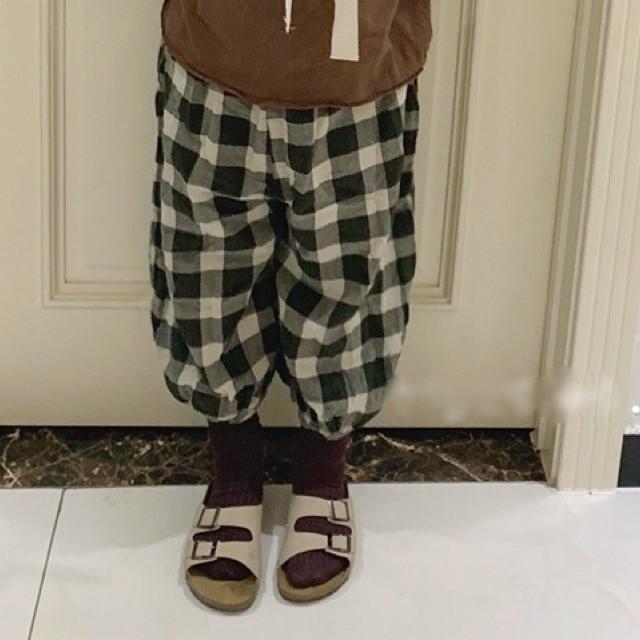 FUMITO GANRYUギンガムチェック サルエルパンツ FUMITO GANRYUギンガムチェック サルエルパンツ
