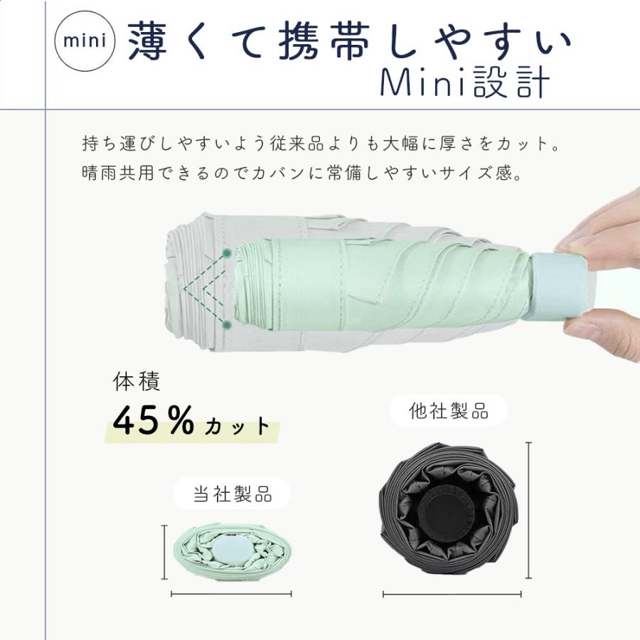 日傘 折りたたみ 軽量 畳み 遮光 コンパクト 晴雨兼用 軽い 小さめ おしゃれ 6本骨 超軽量 レディース 遮熱 メンズ UVカット |  | 22