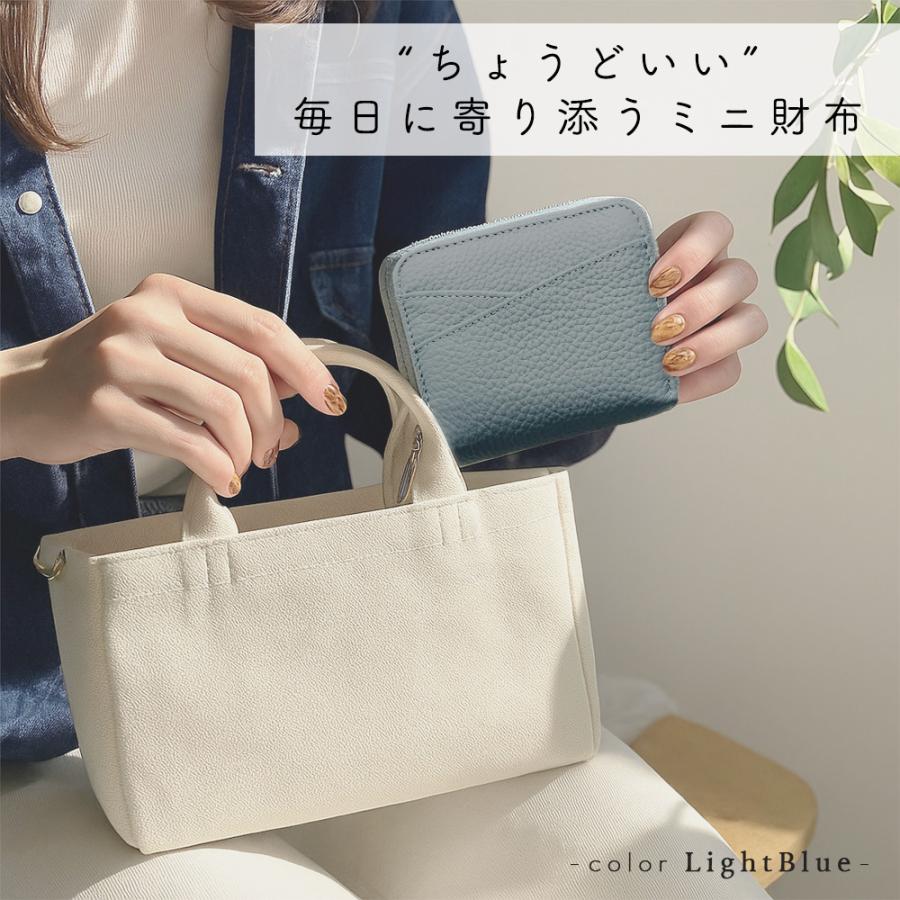 財布 レディース 二つ折り 小銭入れ ミニ メンズ コンパクト 小さい 小さめ お札折らない 使いやすい スキミング防止 本革 |  | 19