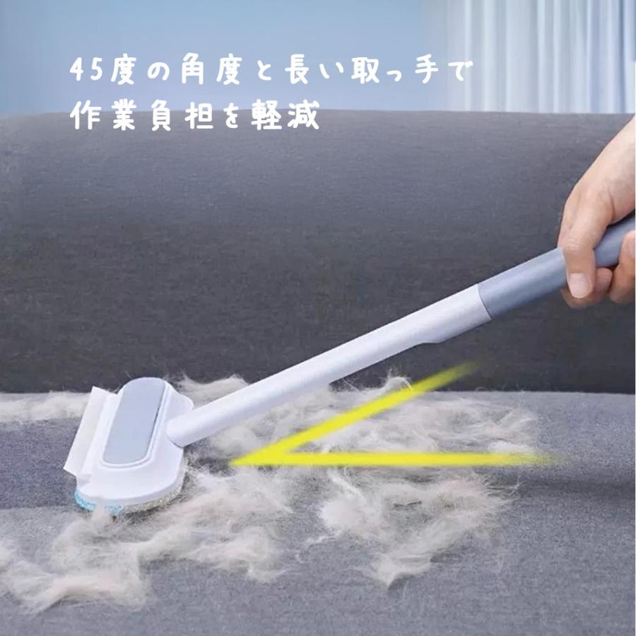 猫の毛取り ブラシ ペット クリーナー 犬 毛取り 猫 掃除 スティック カーペット ラグ |  | 05