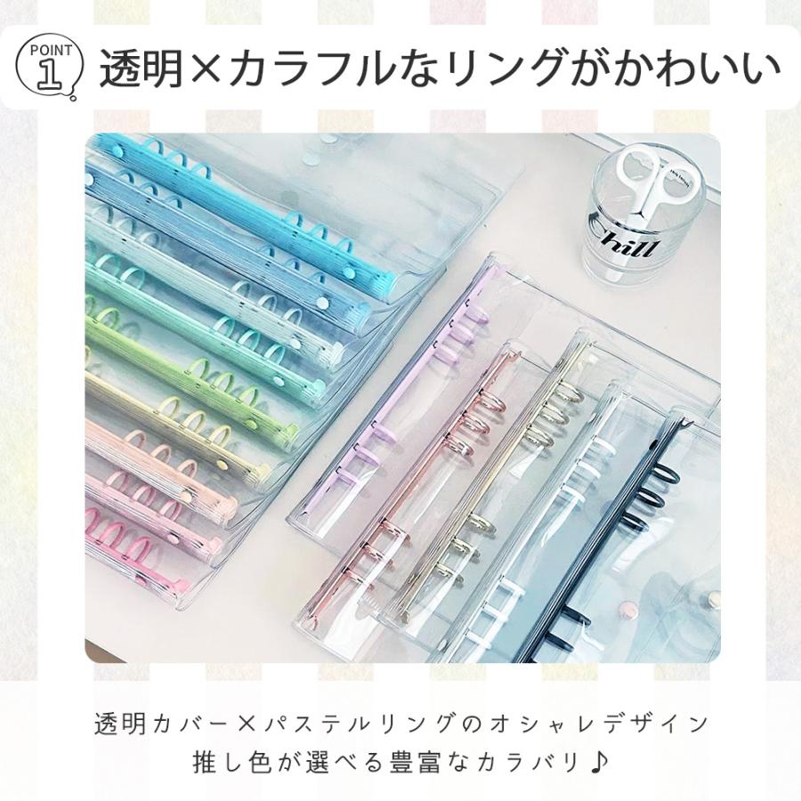 シール帳 台紙 透明 バインダー リフィル はがせる a7 大人の ミニ かわいい クリア 小学生 男の子 安い 女の子 プレゼント 送料無料 |  | 14