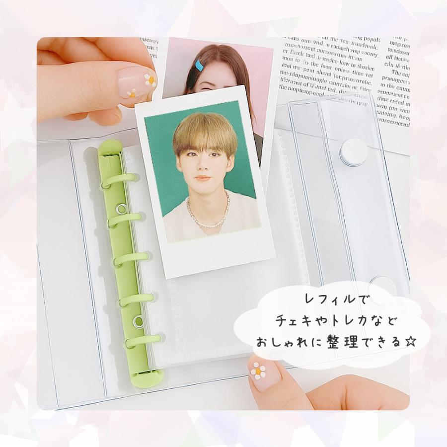 シール帳 リフィル a7 m5 5穴 6穴 台紙 チェキ カード : 男の子