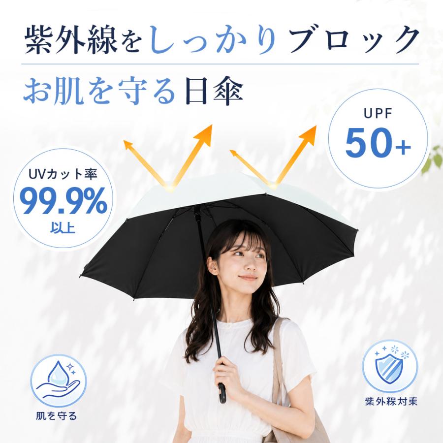 日傘 完全遮光 折りたたみ メンズ 軽量 子供 自動開閉 晴雨兼用 遮熱 大きめ キッズ ワンタッチ ゴルフ |  | 17