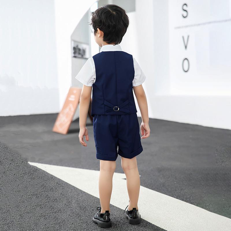 男の子 スーツ フォーマル キッズ 子供 夏 半袖 半ズボン ベスト