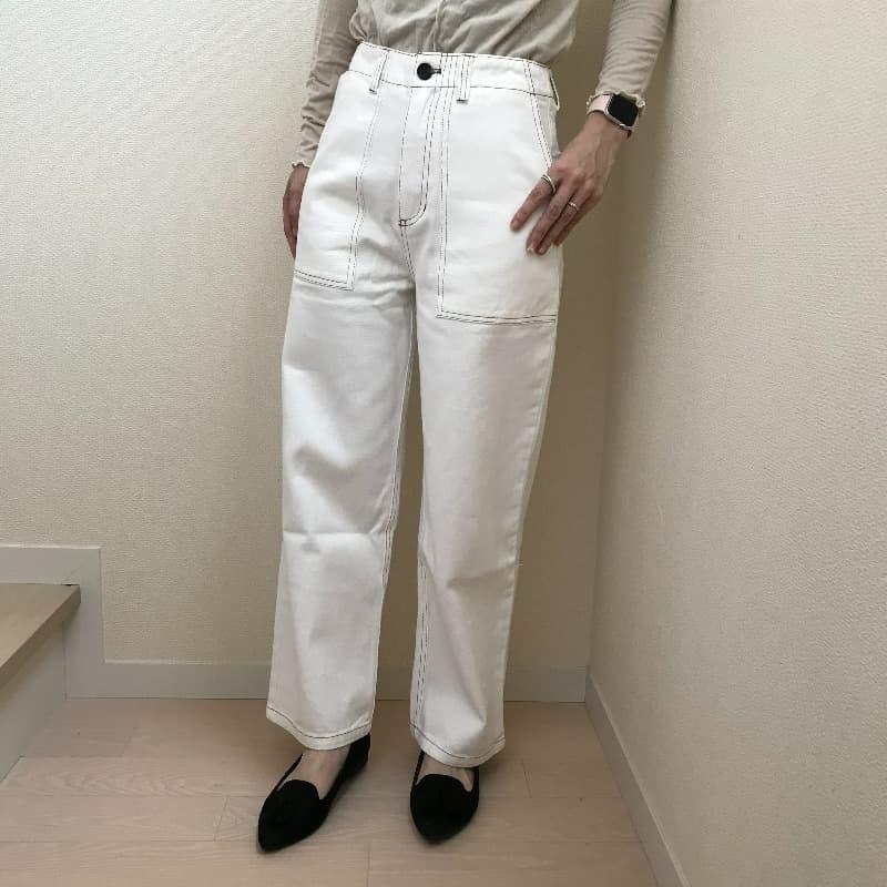 Le meilleur ベイカーパンツ　30 Bottoms :: Le meilleur Cotton Linen Baker Pants