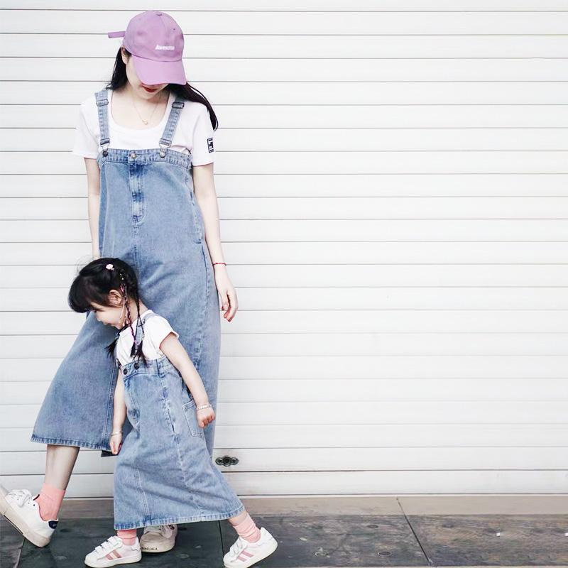 ジャンパースカート デニム 夏 ロング 40代 レディース ワンピース