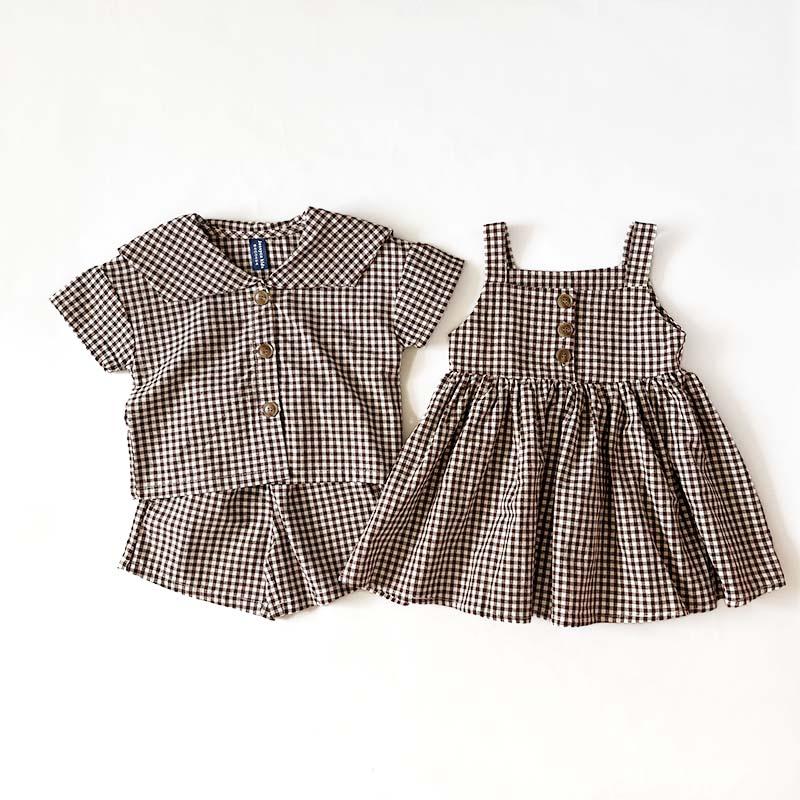 姉妹 お揃い 子供服 コーデ 兄妹 兄弟 子供 ベビー セットアップ 男女