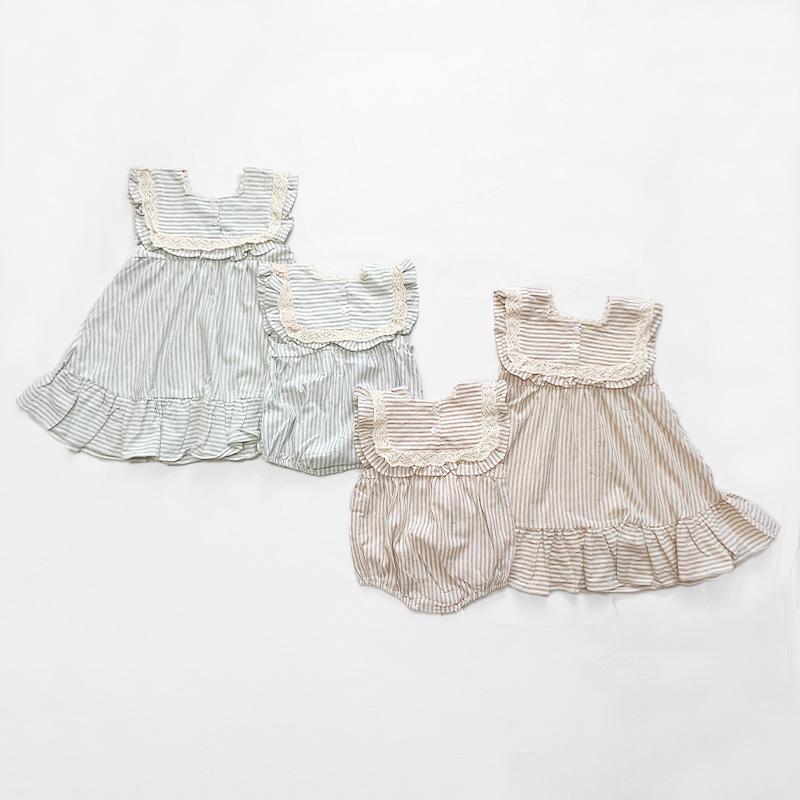 姉妹 お揃い 子供服 ベビー服 女の子 新生児 半袖 夏服 おしゃれ 出産