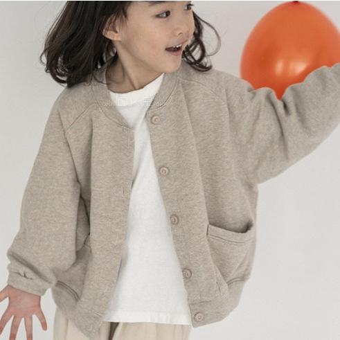 キッズ スウェット ブルゾン 男の子 女の子 韓国子供服 おしゃれ フードなし アウター ジャケット 無地 スウェットブルゾン O026 O026 1221 インポート 韓国子供服のolpemi 通販 Yahoo ショッピング