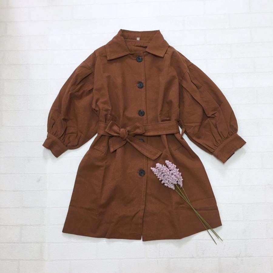 キッズ コート アウター 韓国子供服 おしゃれ 女の子 ステンカラー 
