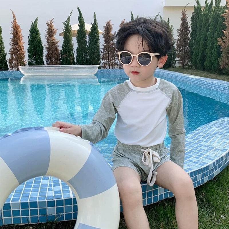 水着 ラッシュガード キッズ 子供 男の子 上下 セット キッズ水着 水着