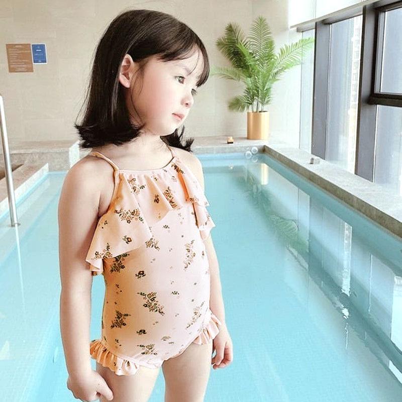 キッズ 水着 キッズ水着 子供 子ども 女の子 ガールズ ベビー水着 子供水着 水着 ワンピース 花柄 柄 蝶結び 肩フリル フリル オシャレ お洒落 可愛い 80 90 100 5wdyxyhpyl ファッション Rdigitalmart Com