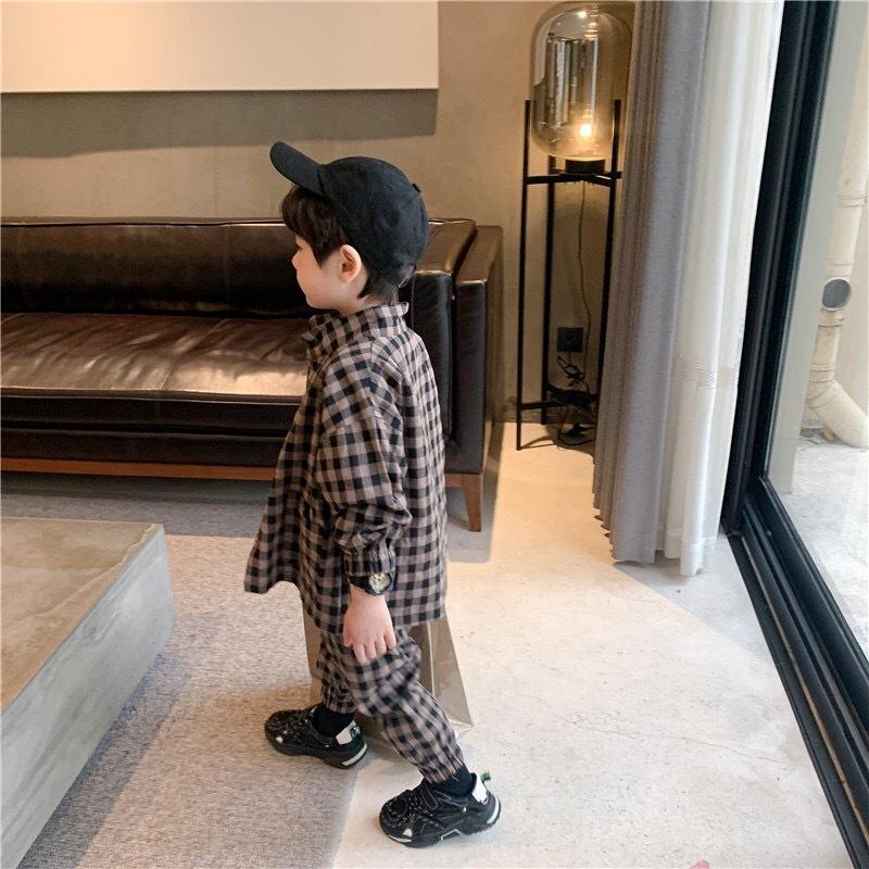 キッズ セットアップ 子供 子供服 男の子 長袖 チェック 韓国子供服 おしゃれ かわいい ブラウン ギンガムチェック柄セットアップ Su055 Su055 インポート 韓国子供服のolpemi 通販 Yahoo ショッピング