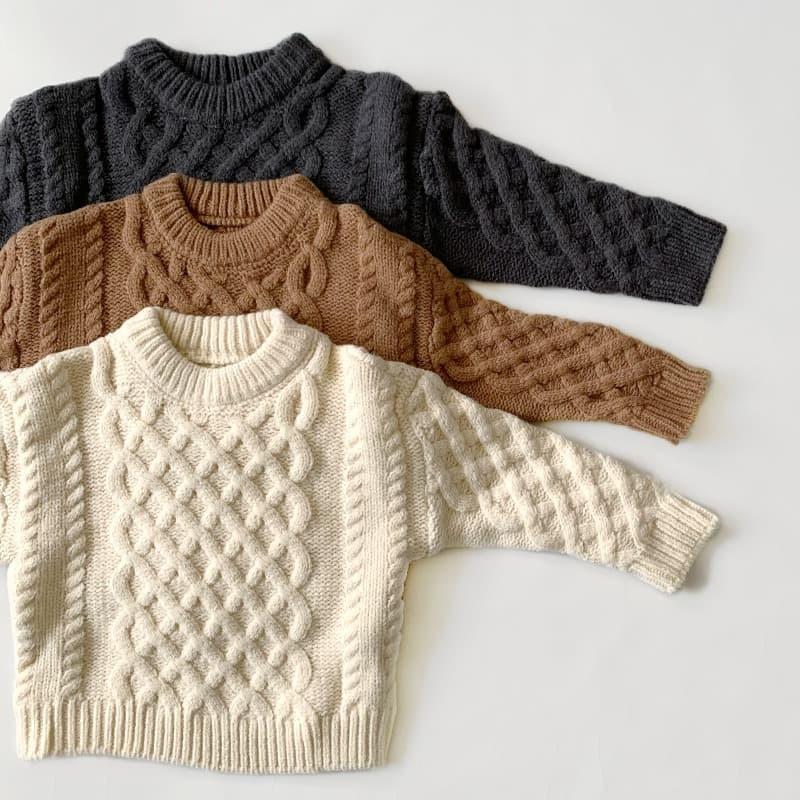 キッズ ケーブルニット セーター 韓国 子供服 女の子 男の子 ニット  