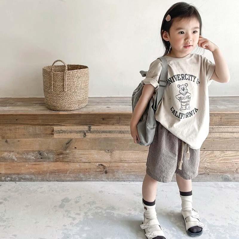 キッズ Tシャツ 女の子男の子 半袖 ロゴt 韓国こども服 カレッジロゴ カジュアル アメカジ 春夏 子供服 おしゃれ かわいい Ucla アメリカカレッジtee T152 T152 インポート 韓国子供服のolpemi 通販 Yahoo ショッピング