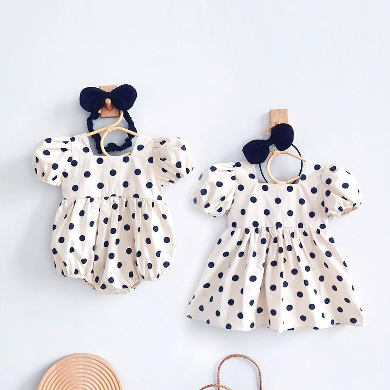 おそろい 姉妹 姉妹リンク ベビー ロンパース ワンピース 女の子 半袖 韓国子供服 夏服 かわいい おしゃれ 姉妹おそろいドット柄ワンピース ロンパース W018 W018 インポート 韓国子供服のolpemi 通販 Yahoo ショッピング