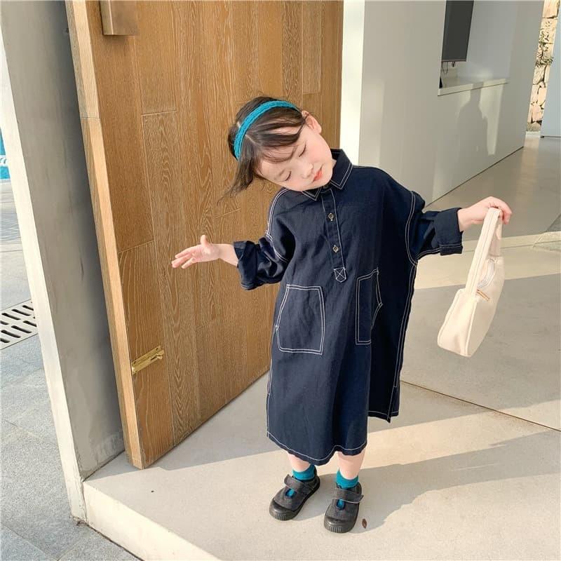 ワンピース キッズ 女の子 子供 女児 長袖 秋 冬 黒 おしゃれ 韓国子供 