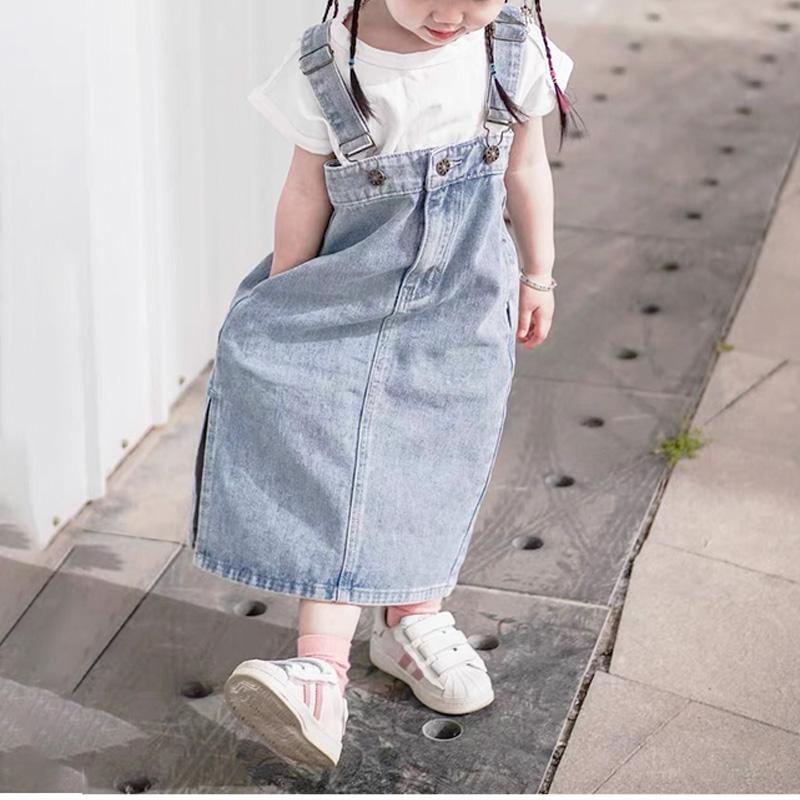 ジャンパースカート キッズ 子供 サロペット デニム スカート