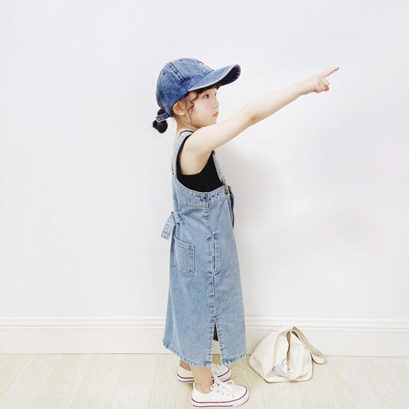 ジャンパースカート キッズ 子供 サロペット デニム スカート 