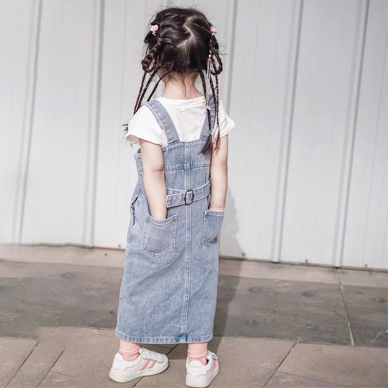 ジャンパースカート キッズ 子供 サロペット デニム スカート