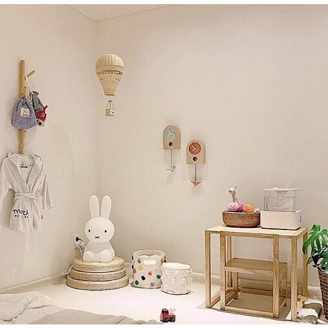 モビール 北欧 おしゃれ 木製 インテリア ラタン 赤ちゃん 気球 風船