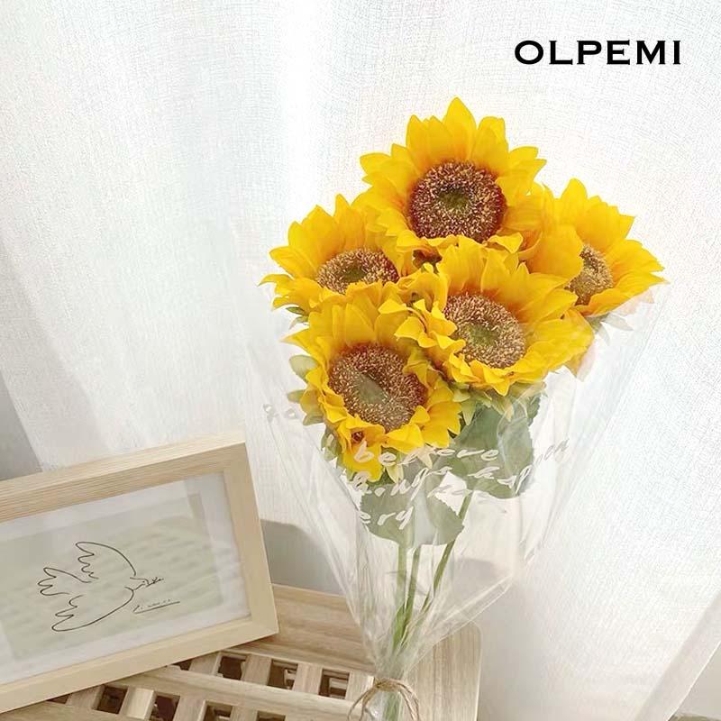 造花 インテリア フェイクフラワー ひまわり 夏 花束 玄関 ブーケ